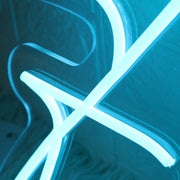 Flynn Blue Neon Sign