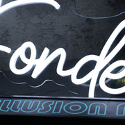 Fonderia White Neon Sign