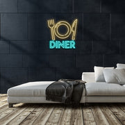 Food Icon Neon Sign