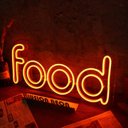 FOOD Neon LED Sign