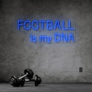 Football Is My Dna Neon Sign