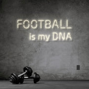 Football Is My Dna Neon Sign