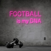 Football Is My Dna Neon Sign