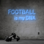 Football Is My Dna Neon Sign