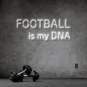 Football Is My Dna Neon Sign