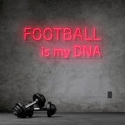 Football Is My Dna Neon Sign