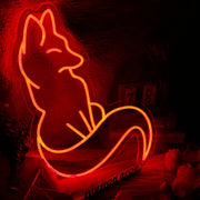 Fox Red LED Neon Sign