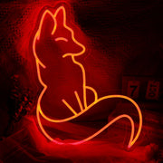 Fox Red LED Neon Sign