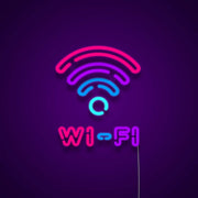 Free Wifi Neon Sign