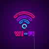 Free Wifi Neon Sign