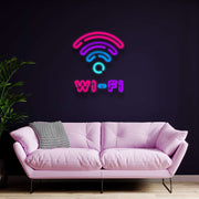 Free Wifi Neon Sign