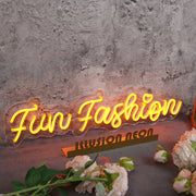 Fun Fashion Red Neon Sign