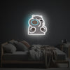 Funny Ice Bear LED Neon Acrylic Artwork