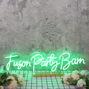 Fuson Party Barn Green Neon Sign