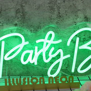 Fuson Party Barn Green Neon Sign