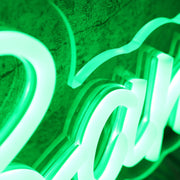 Fuson Party Barn Green Neon Sign