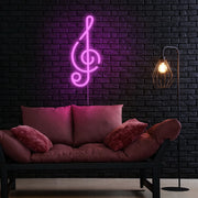 G Clef Neon Sign