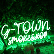 G-Town Smoke Shop Neon Sign