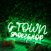 G-Town Smoke Shop Neon Sign