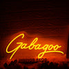 Gabagoo Orange Neon Sign