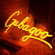 Gabagoo Orange Neon Sign