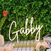 Gabby Yellow Neon Sign