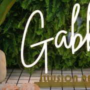 Gabby Yellow Neon Sign