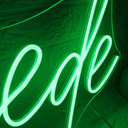 Gaede Green Neon Sign