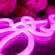 Gaine Style Purple Neon Sign