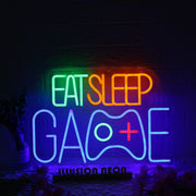 Game Eat Sleep Custom Neon Sign