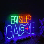 Game Eat Sleep Custom Neon Sign