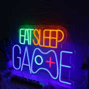 Game Eat Sleep Custom Neon Sign