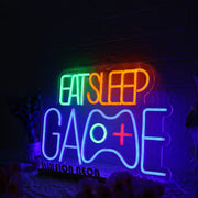 Game Eat Sleep Custom Neon Sign