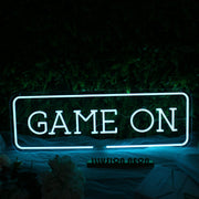 Game On Blue LED Custom Neon Sign