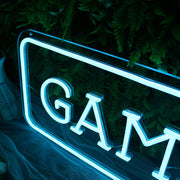 Game On Blue LED Custom Neon Sign