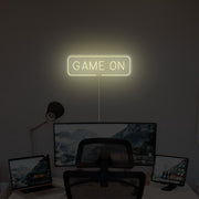 Game On Neon Sign