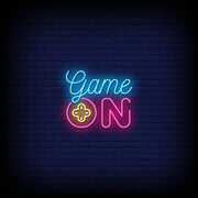 Game On Neon Sign