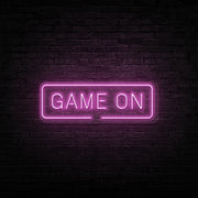 Game On Neon Sign