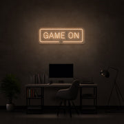 Game On Neon Sign