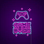 Game Over Neon Sign