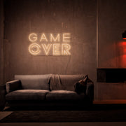 Game Over Neon Sign