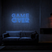 Game Over Neon Sign