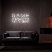 Game Over Neon Sign