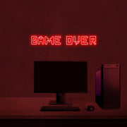 Game Over V1 Neon Sign