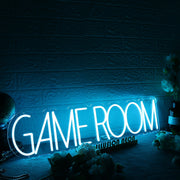 Game Room Blue Neon Sign