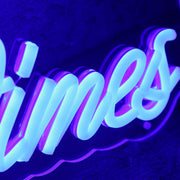 Game Vibes Good Times Blue Neon Sign