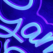 Game Vibes Good Times Blue Neon Sign