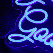 Game Vibes Good Times Blue Neon Sign