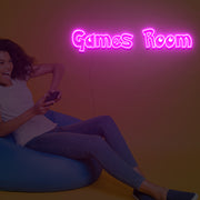 Games Room Neon Sign Custom Neon Sign Lights Night Lamp Led Neon Sign Light For Home Party