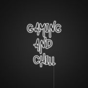 Gaming And Chill Neon Sign